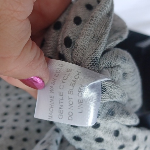 Hawthorne Polka-dot Snap Closure Cardigan - Picture 8 of 8